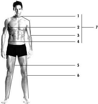 Menswear measurement guide